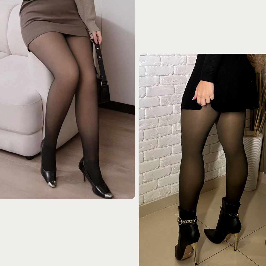 Super Oferta - Meia-Calça de Lã Translúcida - Pague 1 e Leve 2 - CUPOM PELUCIA20