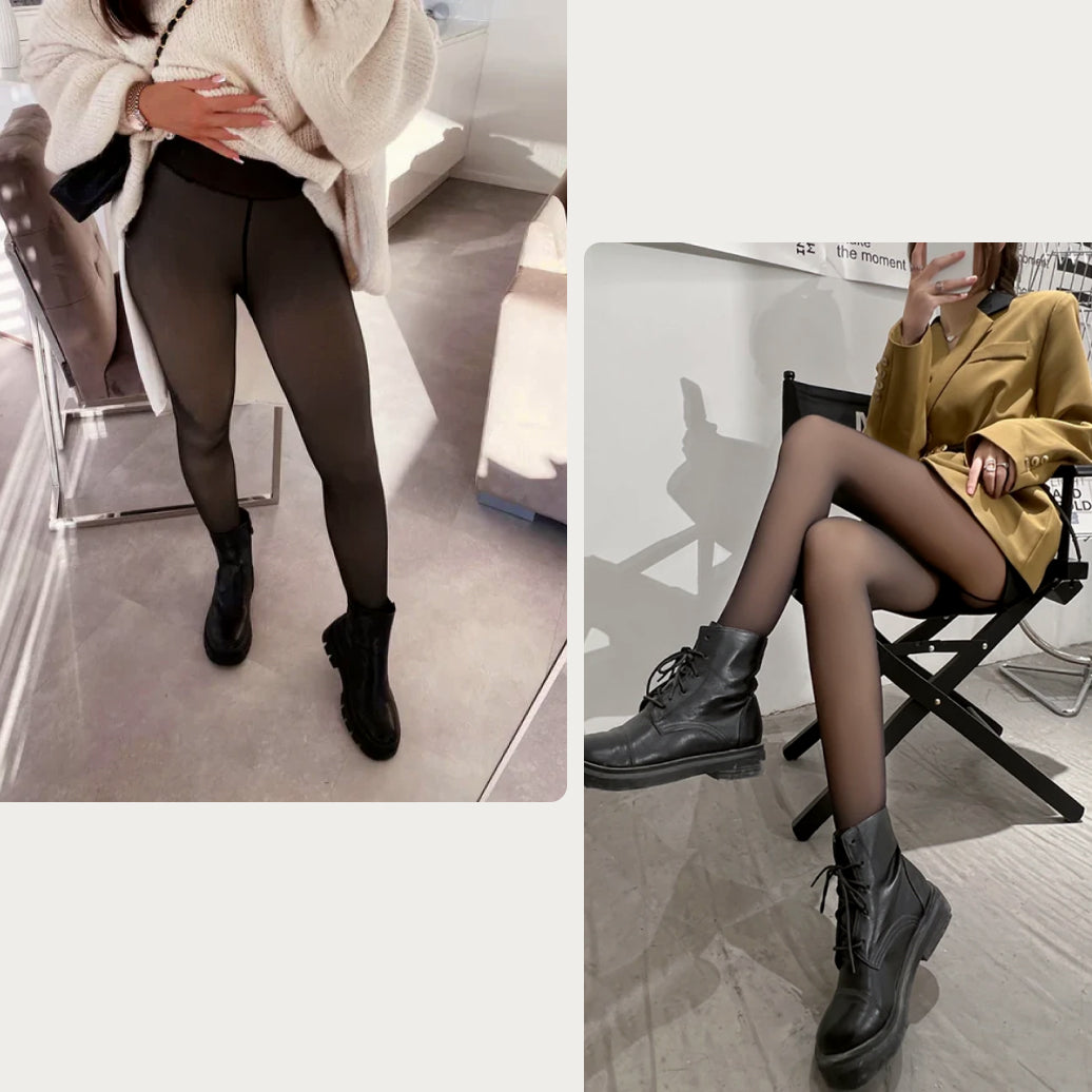 Super Oferta - Meia-Calça de Lã Translúcida - Pague 1 e Leve 2 - CUPOM PELUCIA20